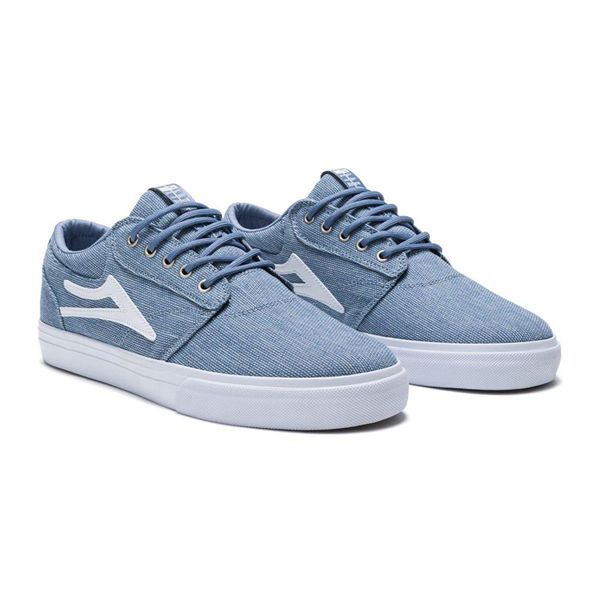 LaKai Griffin Blue/White Skate Shoes Mens | Australia ZR2-0695